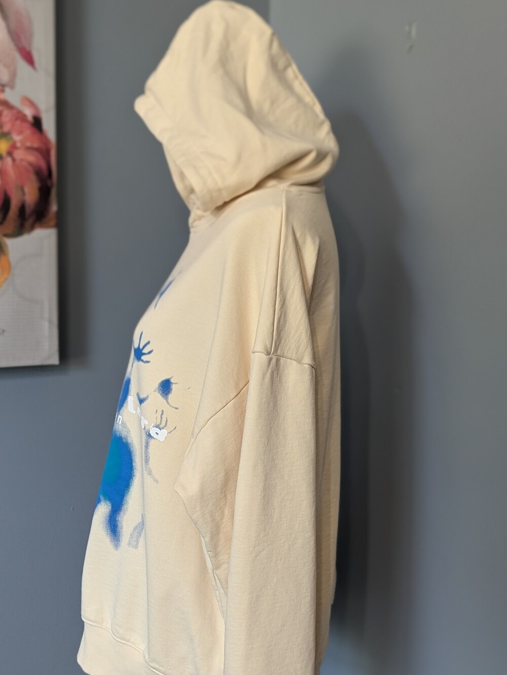 Aelfric Eden Pray The Lord Cream Hoodie - Picture 4 of 6